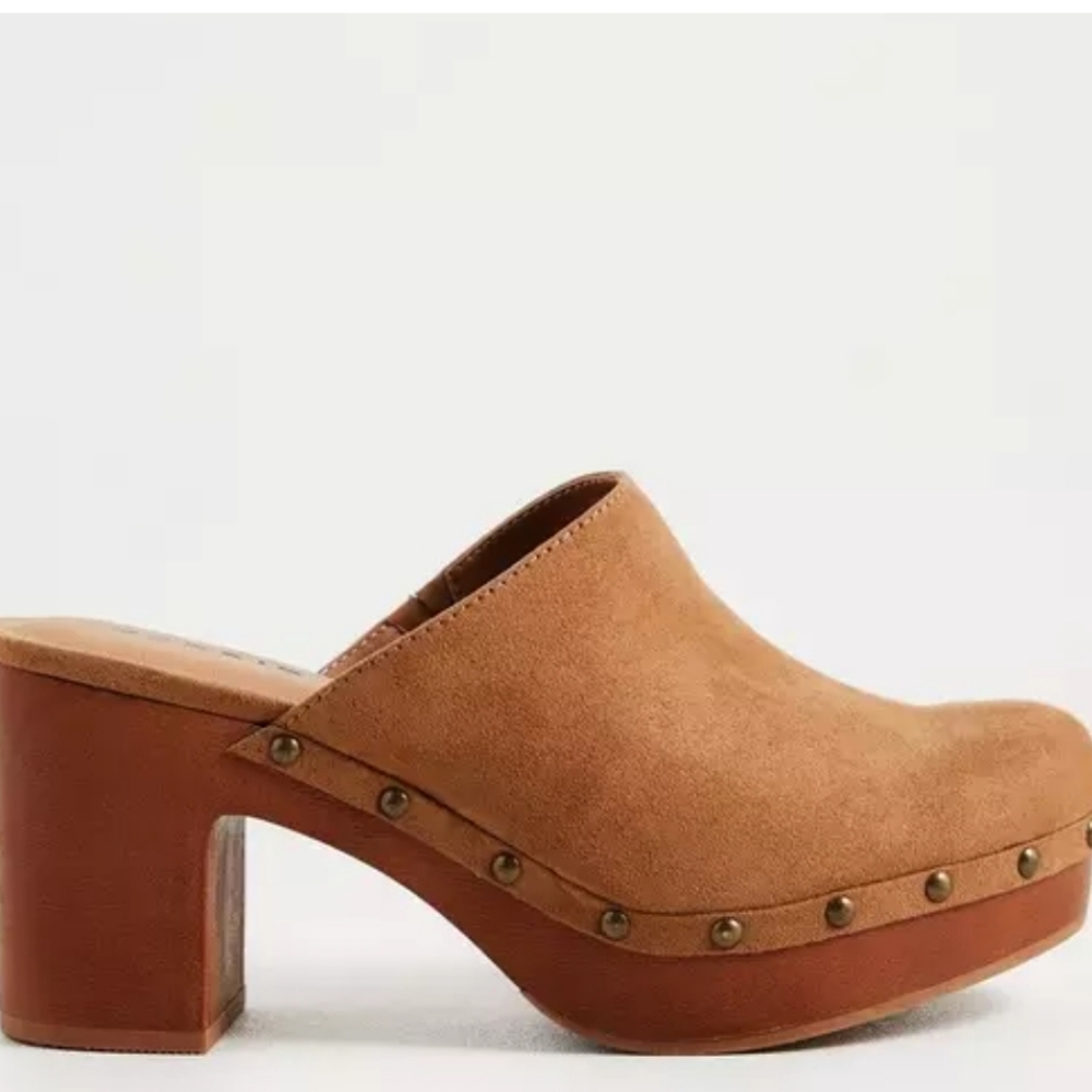 Torrid Platform Wooden Heel Mule – Women’s 9WW (Extra Wide Width) NIB